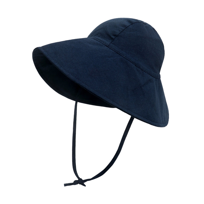 Wholesale Children's Cotton and Linen Breathable Sun Protection Hat JDC-FH-YunSen003