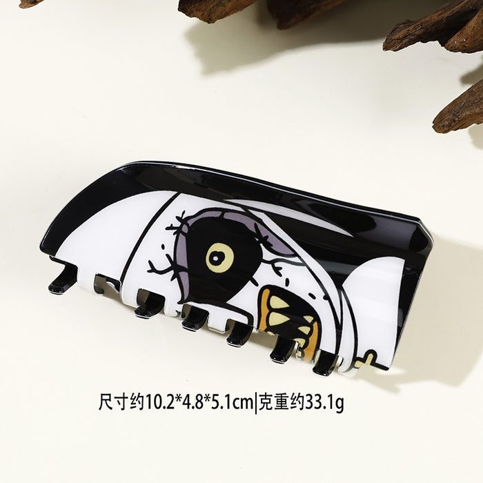 Wholesale  y Clown Shark Claw Hair Clip Acrylic Fashion Hair Accessory For Party And Boutique Resale