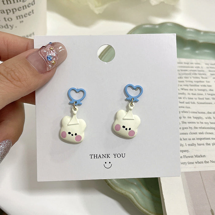 Wholesale   Cute Star Cartoon Earrings Bear Earrings Earrings Women