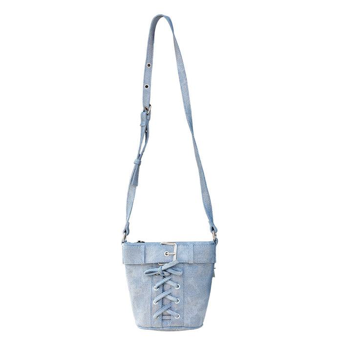 Wholesale Denim Bucket Crossbody Shoulder Bag JDC-SD-JuLiP003