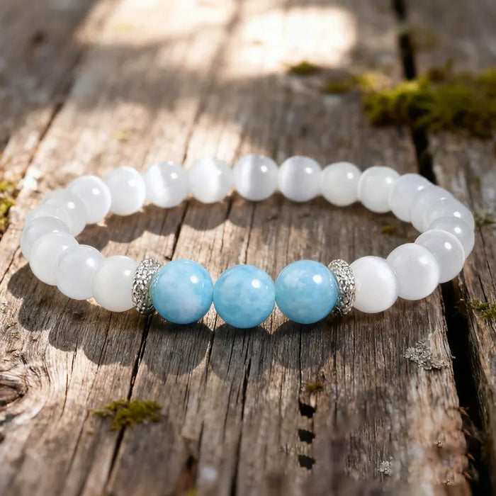 Wholesale Natural Tiger' s Eye Handmade Beaded Bracelet