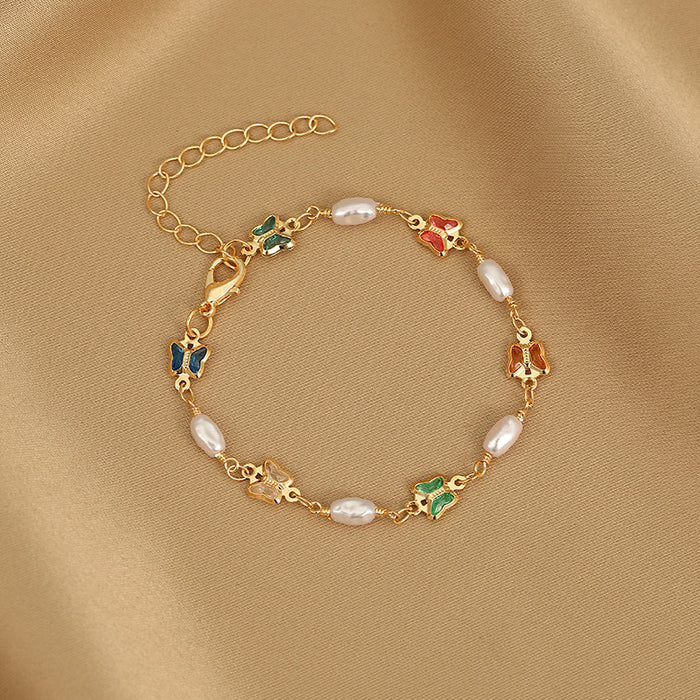 Wholesale Bracelet Colored Love Hand Jewelry Fashion Clover Bracelet