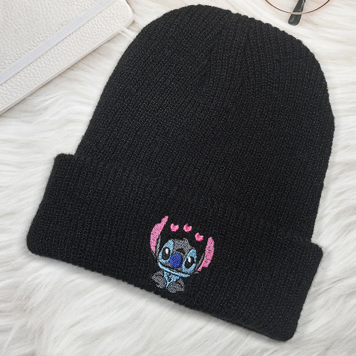 Wholesale Knitted hat  cartoon wool hat trendy street warm beanie