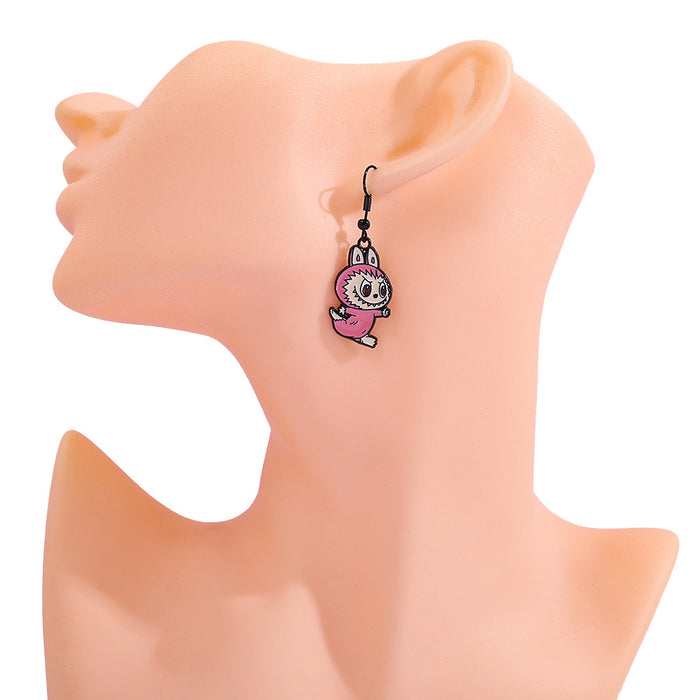 Wholesale Personality Peripheral Cartoon Oil Drop Earrings Creative Accessories