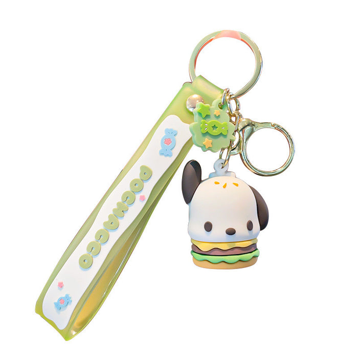 Wholesale Silicone Cartoon Doll Keychain JDC-KC-NLu004