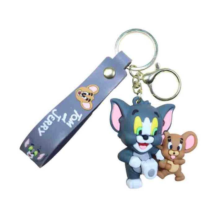 Wholesale Cartoon  Keychain  Cat Doll School Bag Pendant Car Keychain