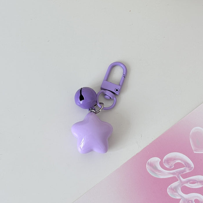 Wholesale Keychain fun and cute candy five-pointed star pendant