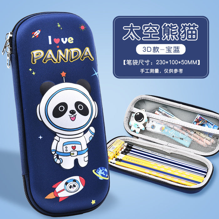 Wholesale New 3D Stereo Stationery Box for Primary School Students Cartoon Eva Pencil Case