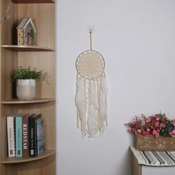 Wholesale Single Ring Dream Catcher Wall Decor JDC-DC-mengs003