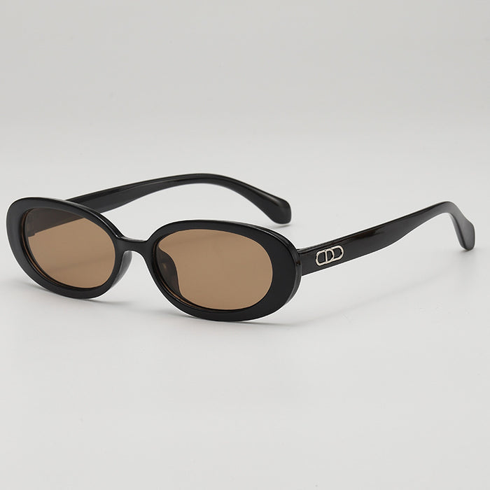 Wholesale Small Frame Oval Cat's Eye SunglassesShowface Little Spice Girl Travel Sunglasses