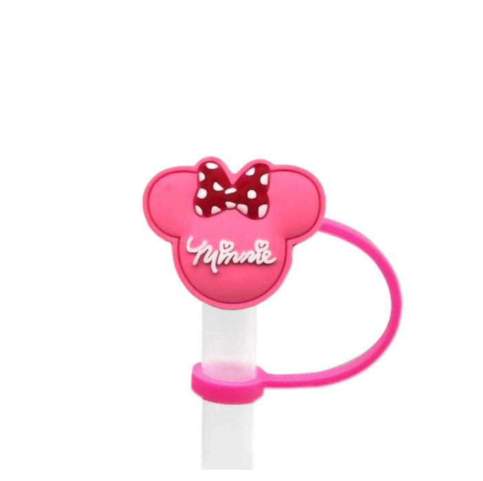 Wholesale Cute cartoon straw cap 8/10mm creative personality water cup straw stopper straw dust cover spot wholesale