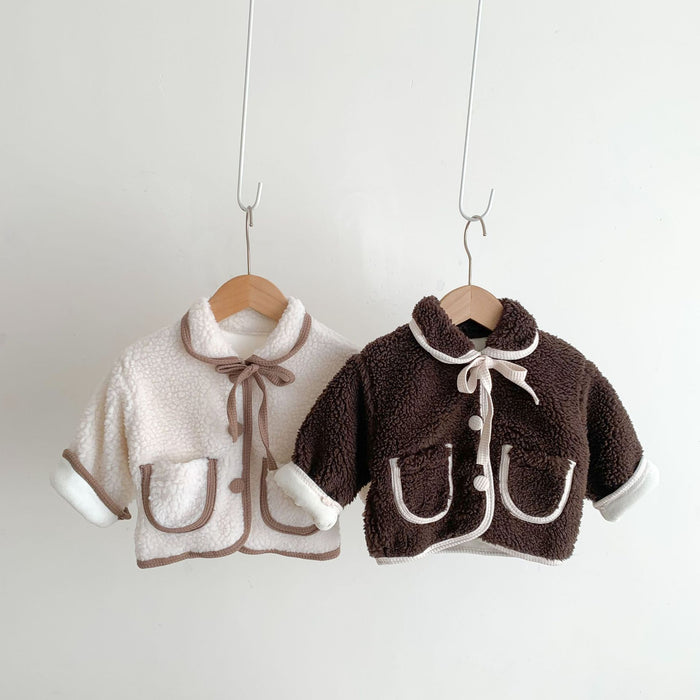 Wholesale Lamb Wool Rabbit Wool Thick Warm Baby Fur Coat JDC-BC-WeiNiS032