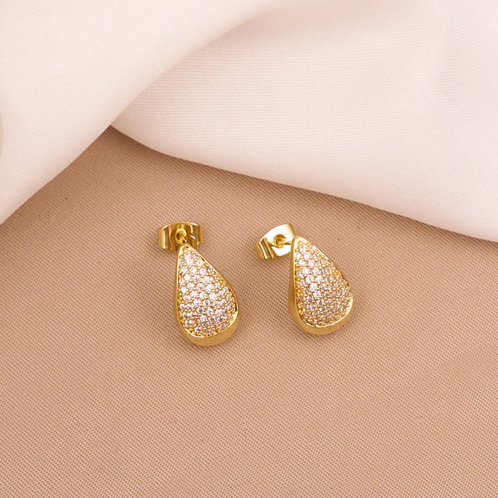 Wholesale Irregular wide C-shaped earrings
