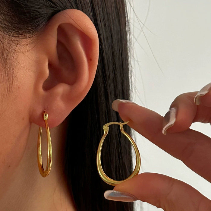 Wholesale smooth U-shaped earrings women's  earrings