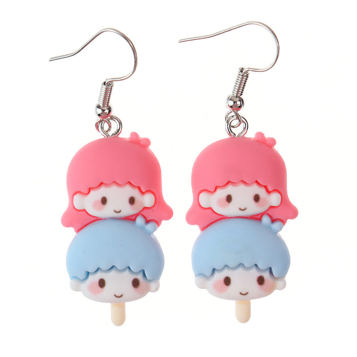 Wholesale Cartoon Food Resin Earrings JDC-ES-niqing020