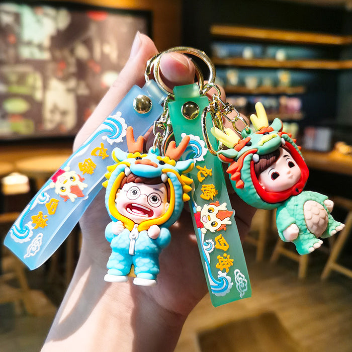 Wholesale Cartoon Doll 3D Rubber Keychain JDC-KC-Tingm080