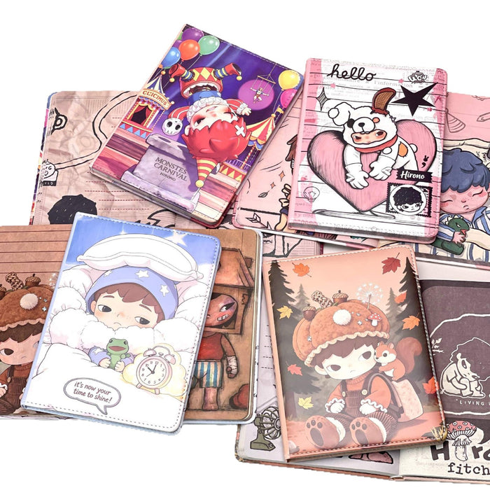 Wholesale Stylish Faux Leather A5 Notebook Printed Diary with Full-Color Pages