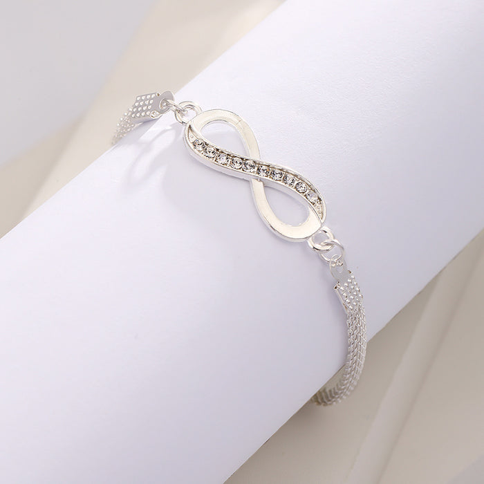 Wholesale bracelet female jewelry 8-character diamond bracelet