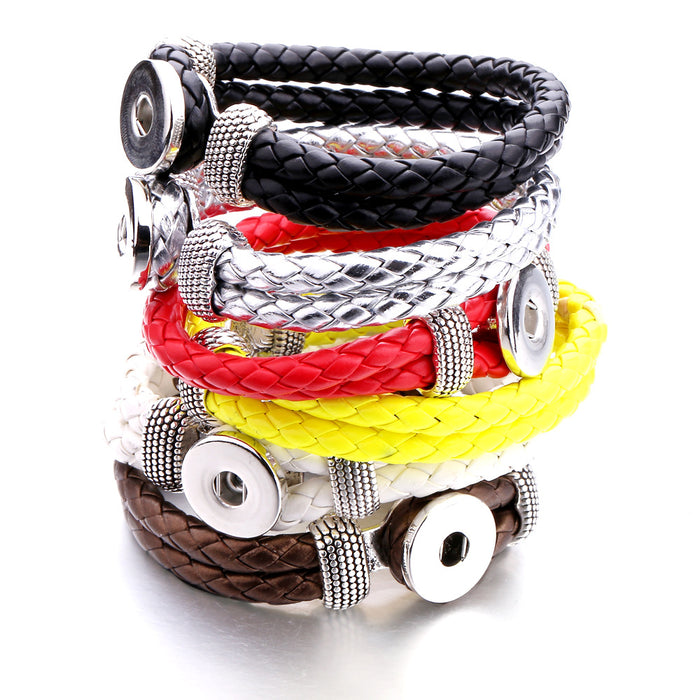 Wholesale bracelet leather bracelet thermal transfer DIY bracelet