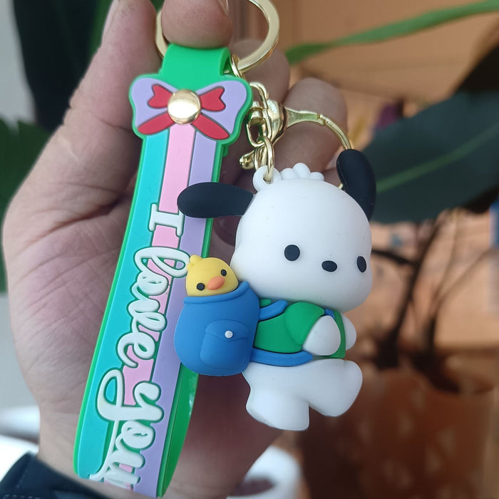 Wholesale Silicone Cartoon Doll Keychain JDC-KC-YiChang011