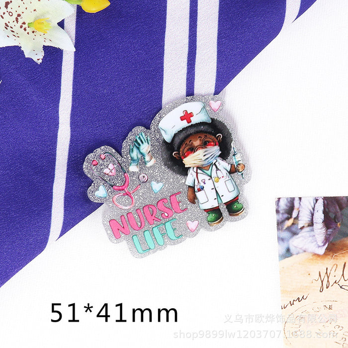 Wholesale Cartoon Organ Acrylic Pin DIY Patch Accessories JDC-FK-OuYie005