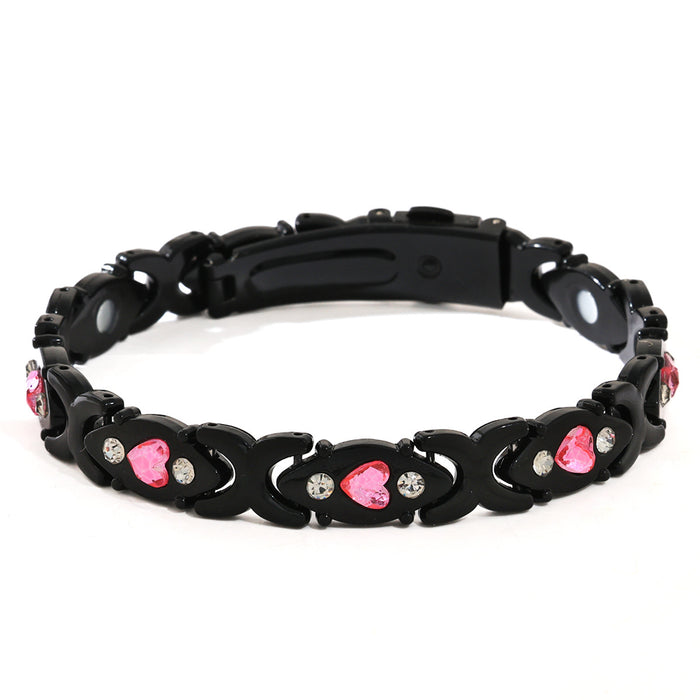 Wholesale energy magnet bracelet diamond adjustable bracelet