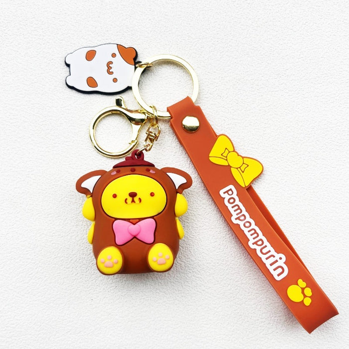 Wholesale PVC Cartoon Doll Keychain JDC-KC-WuYi201