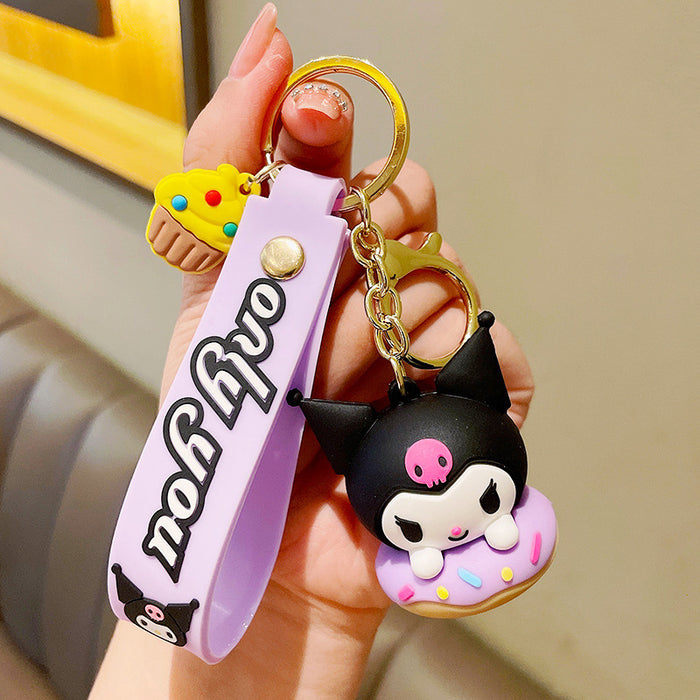 Wholesale Cartoon Silicone Keychain JDC-KC-MZL013