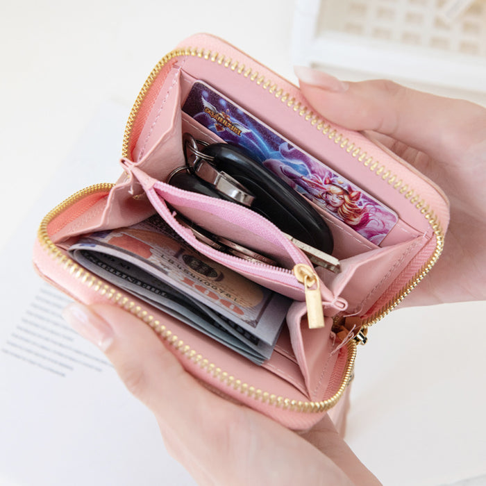 Wholesale Women's Wallet Student Multifunctional Carry-on Women's Zipper Coin Purse Wallet