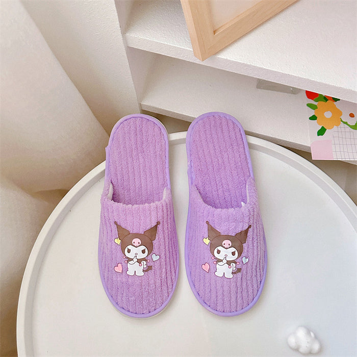 Wholesale Coral Fleece Cartoon Non-slip Slippers JDC-SP-Ceguan001