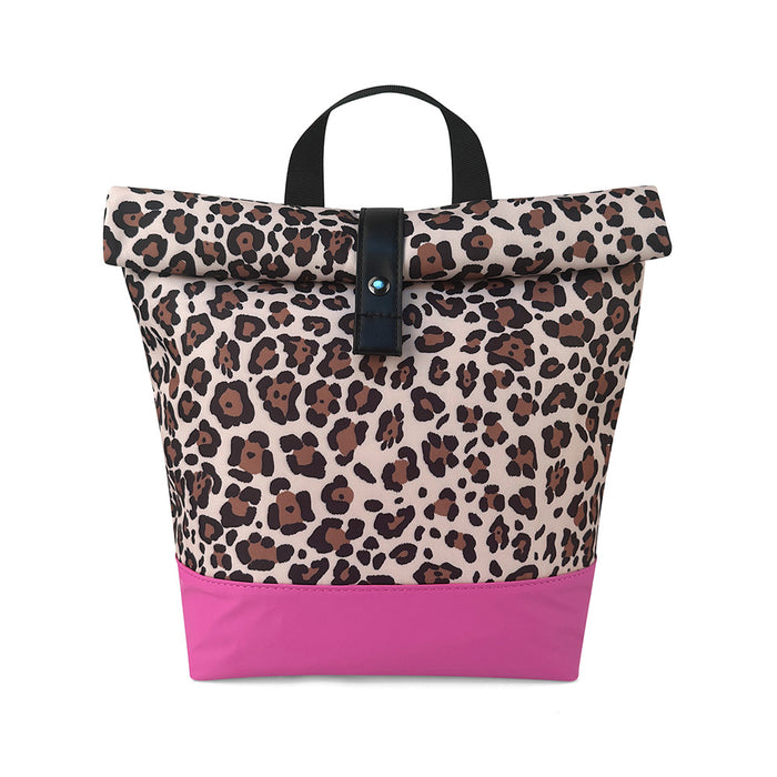 Wholesale 10PCS Leopard Cow Print Large Capacity PU Portable Folding Waterproof Clutch JDC-HB-DuoMier002