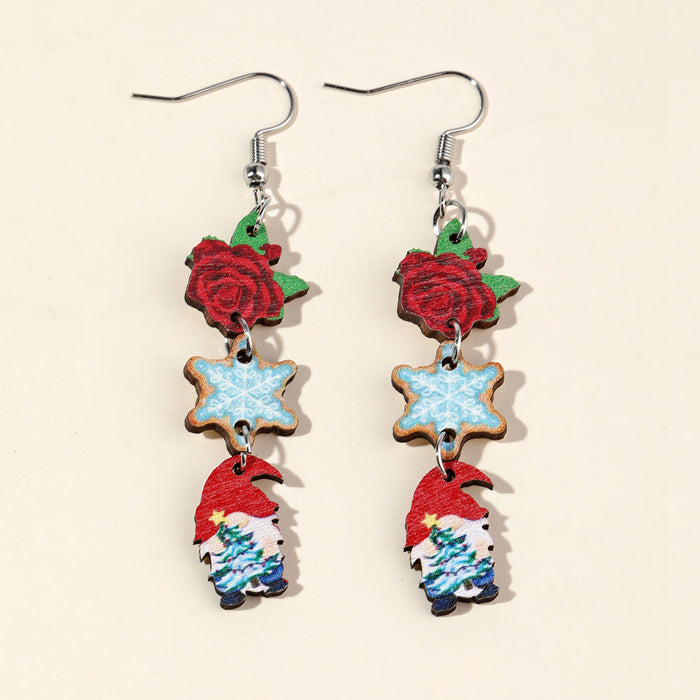 Wholesale Christmas Tree  Socks Earrings