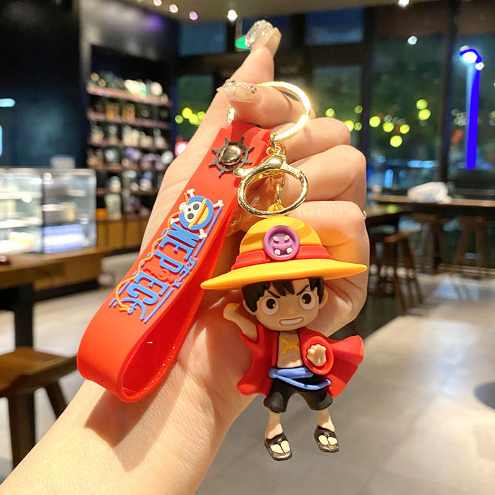 Wholesale Metal Keychain Cartoon Anime Cosplay Bag Charm Gift for Car Key Accessory MOQ≥2