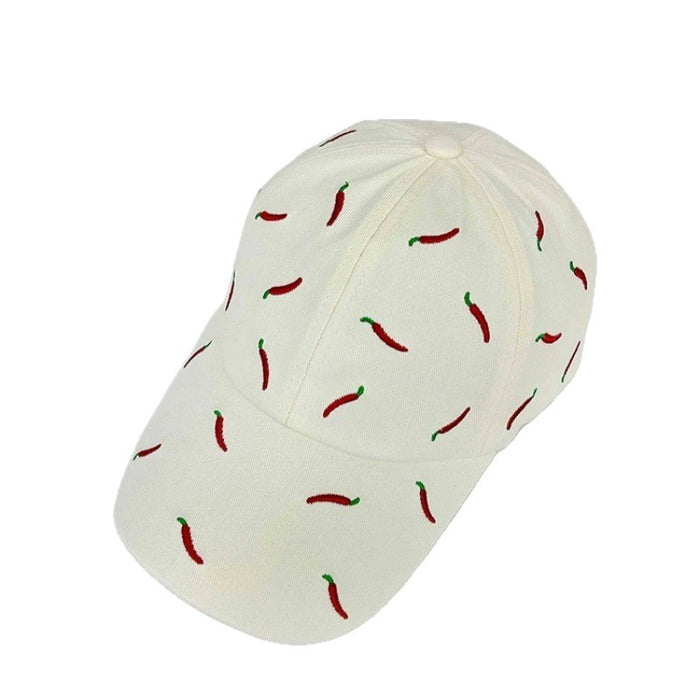 Wholesale Embroidered cute baseball cap soft top big head circumference new versatile duck tongue hat