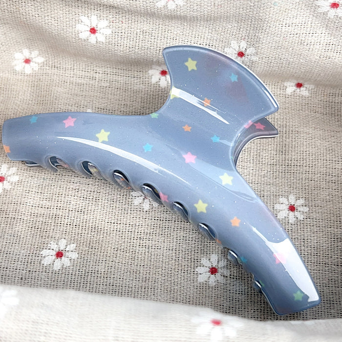 Wholesale PVC Plaid Claw Hair Clip - Retro Fashion Accessory