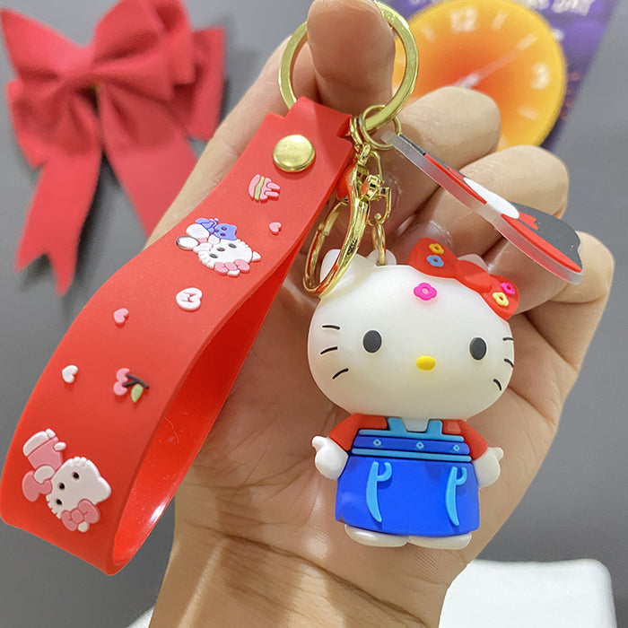 Wholesale PVC Cartoon Doll Keychain JDC-KC-WuYi149