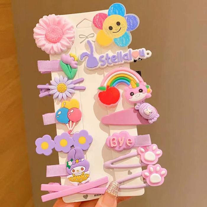 Wholesale Children Cartoon Hair Clip Set JDC-HC-Jiangx007