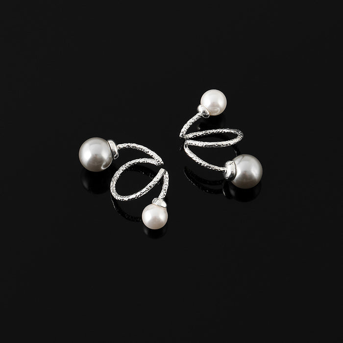 Wholesale Crystal Pearl Ear Bone Clip Earrings Ear Clip Without Piercing Ear Hook Adjustable