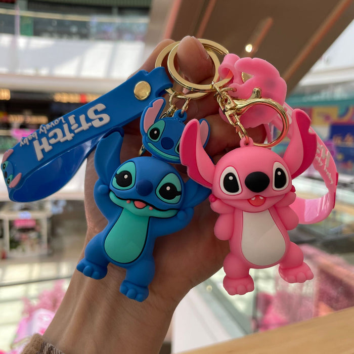 Wholesale Keychain Soft Plastic Doll Car Keychain Cute Pendant Couple Birthday Gift Wholesale