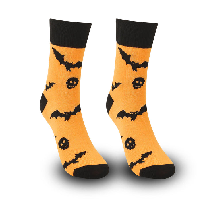Wholesale Halloween large size Christmas pumpkin witch funny men' s long socks mid-tube casual socks women