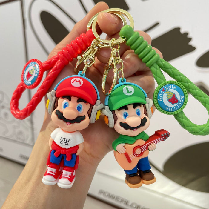 Wholesale Keychain cartoon doll backpack pendant car keychain claw doll machine small gift