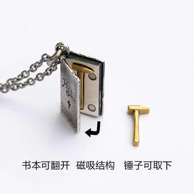 Wholesale Silver Plated Motivational Pendant JDC-NE-FuSu005