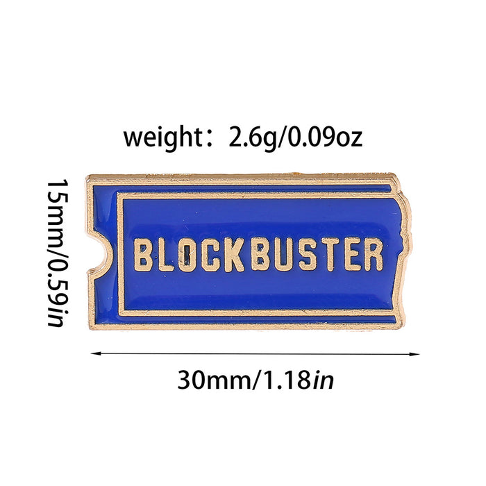 Wholesale Modern Enamel Letter Brooch Set English Quote Pins For Bag et Decor Fashion Accessory