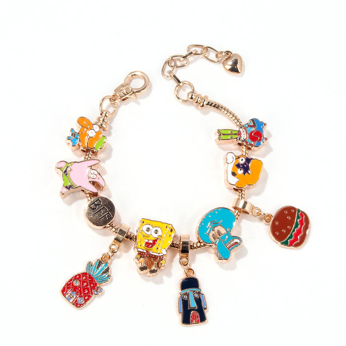 Wholesale Good Friend Bracelet BeechPineapple House Cartoon Bracelet