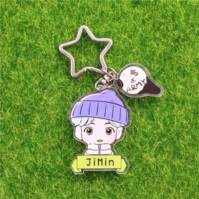 Wholesale Cartoon Acrylic Keychain JDC-KC-HanTian010