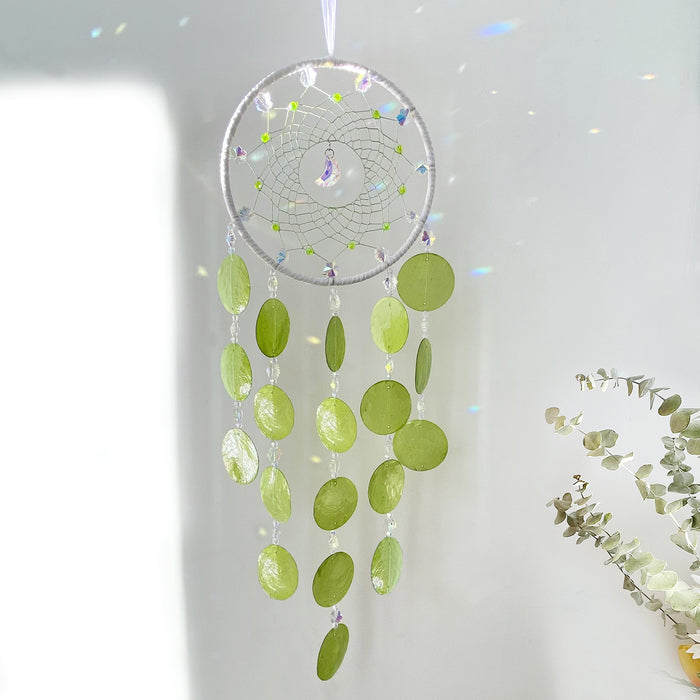 Wholesale Shell Wind Chime Nordic Style Handwoven Blue Hanging Decoration MOQ≥2