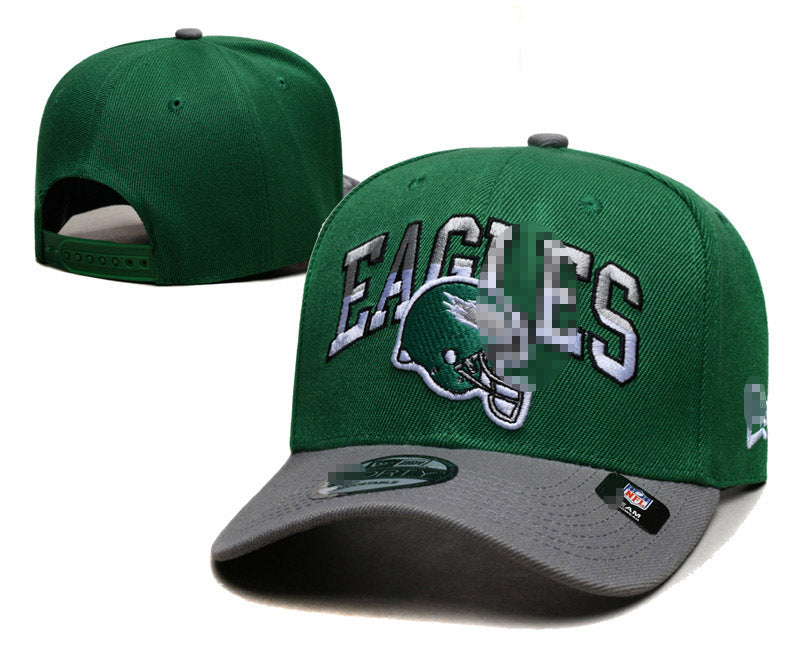 Wholesale Hip-hop flat-brimmed hat,  rugby cap,  embroidered outdoor sun visor,  breathable large brim