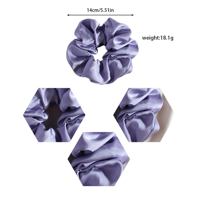 Wholesale Retro faux silk Hair Scrunchies