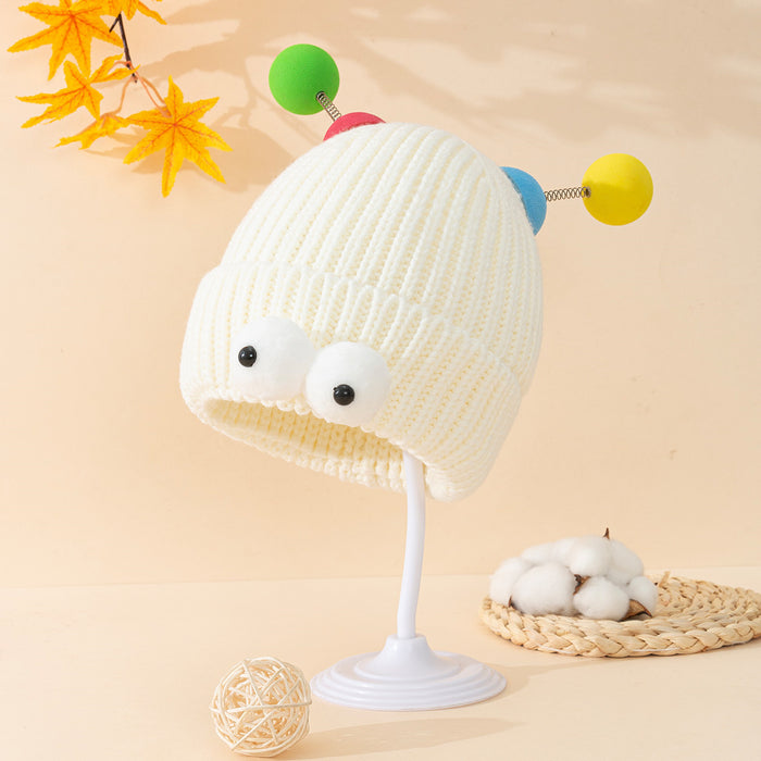 Wholesale Monster Cartoon Big Eyes Autumn and Winter Knitted Beanie JDC-FH-SNa002