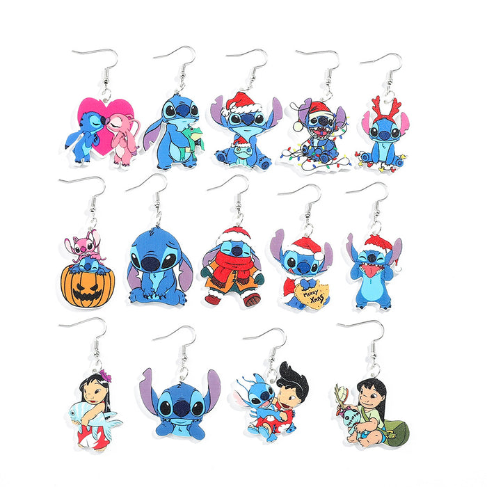 Wholesale anime star baby acrylic earrings Cartoon Doll earrings